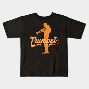 Trumpet Text Kids T-Shirt